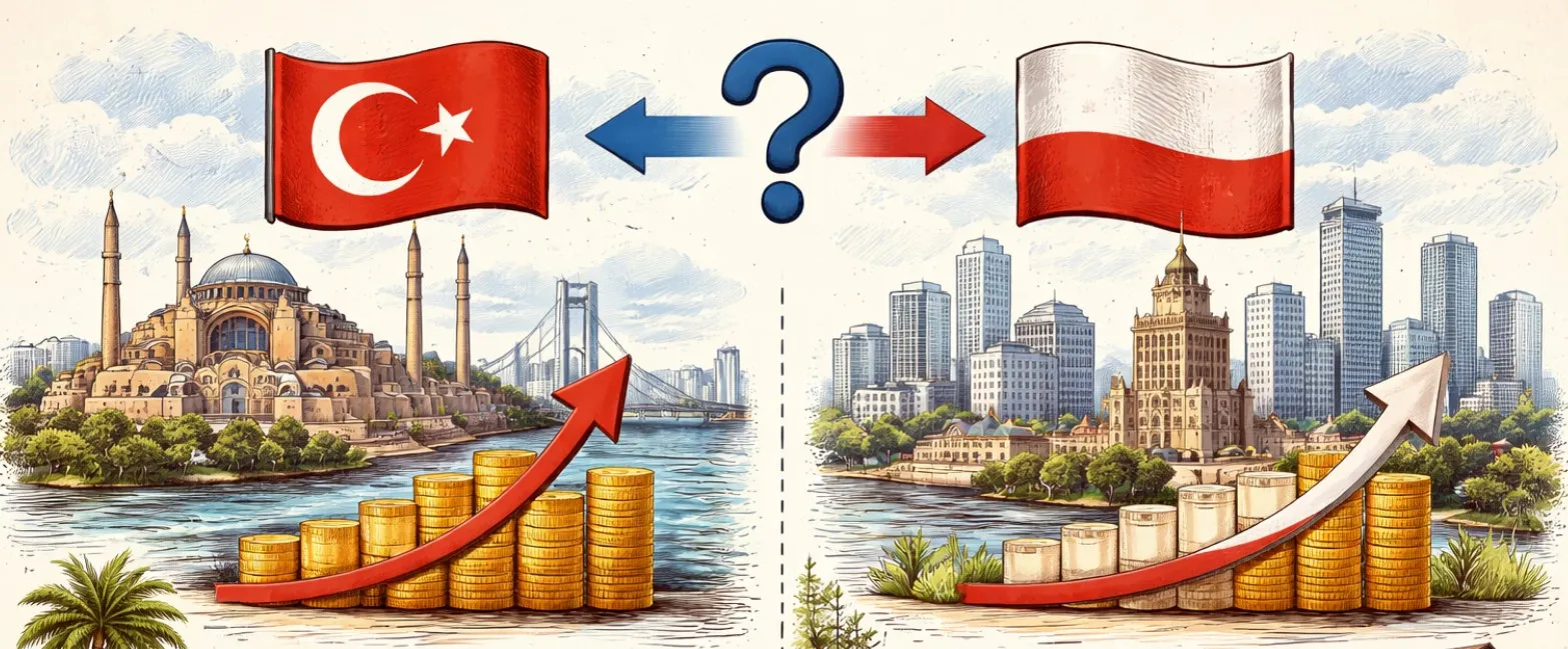 Czy Turcja jest bogatsza od Polski? Porównanie PKB, zarobków i poziomu życia